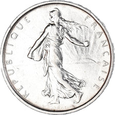 Münze, Frankreich, Semeuse, 5 Francs, 1966, VZ+, Silber, KM:926, Gadoury:770