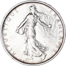 Moneta, Francia, Semeuse, 5 Francs, 1966, SPL, Argento, KM:926, Gadoury:770