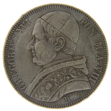ITALIAN STATES, Scudo, 1839, Roma, KM #1324, EF(40-45), Silver, 26.70