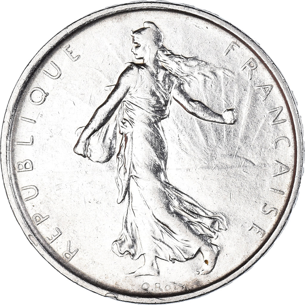 Coin, France, Semeuse, 5 Francs, 1965, MS(60-62), Silver, KM:926, Gadoury:770