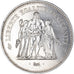 Coin, France, Hercule, 50 Francs, 1974, Paris, AU(50-53), Silver, KM:941.1