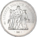 Coin, France, Hercule, 50 Francs, 1975, Paris, MS(63), Silver, KM:941.1