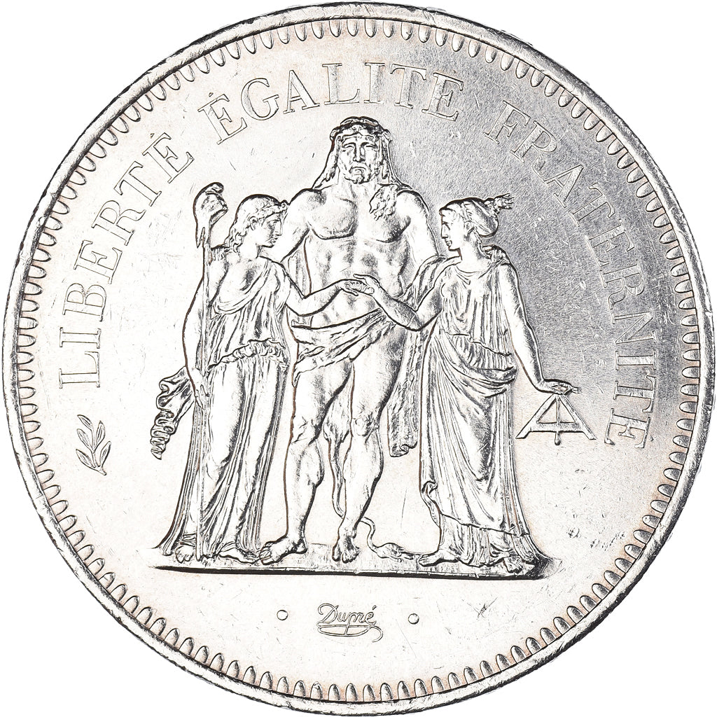 Monnaie, France, Hercule, 50 Francs, 1977, Paris, SUP, Argent, Gadoury:882