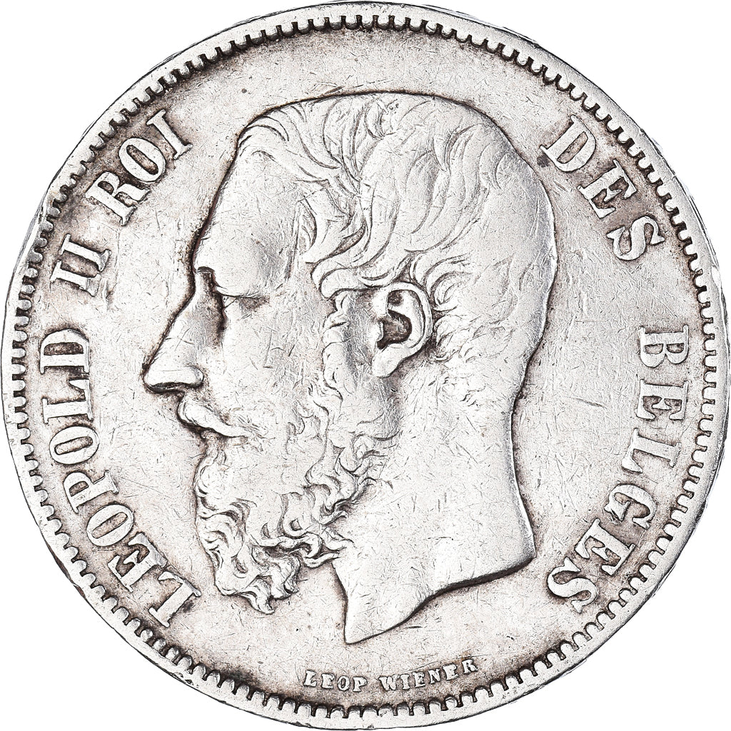 Monnaie, Belgique, Leopold II, 5 Francs, 5 Frank, 1873, TB+, Argent, KM:24
