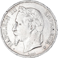 Coin, France, Napoleon III, 5 Francs, 1868, Strasbourg, VF(20-25), Silver