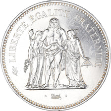 Coin, France, Hercule, 50 Francs, 1974, Paris, FDC, MS(63), Silver, KM:941.1