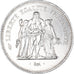 Moneda, Francia, Hercule, 50 Francs, 1974, Paris, FDC, SC, Plata, KM:941.1