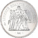 Coin, France, Hercule, 50 Francs, 1978, Paris, MS(63), Silver, KM:941.1