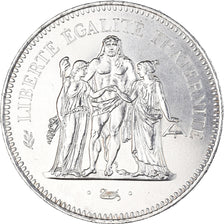 Moneta, Francja, Hercule, 50 Francs, 1979, Paris, MS(63), Srebro, KM:941.1