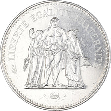 Coin, France, Hercule, 50 Francs, 1979, Paris, MS(63), Silver, KM:941.1