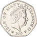 Moeda, Ilha de Man, Elizabeth II, 50 Pence, 2005, Pobjoy Mint, MS(63)