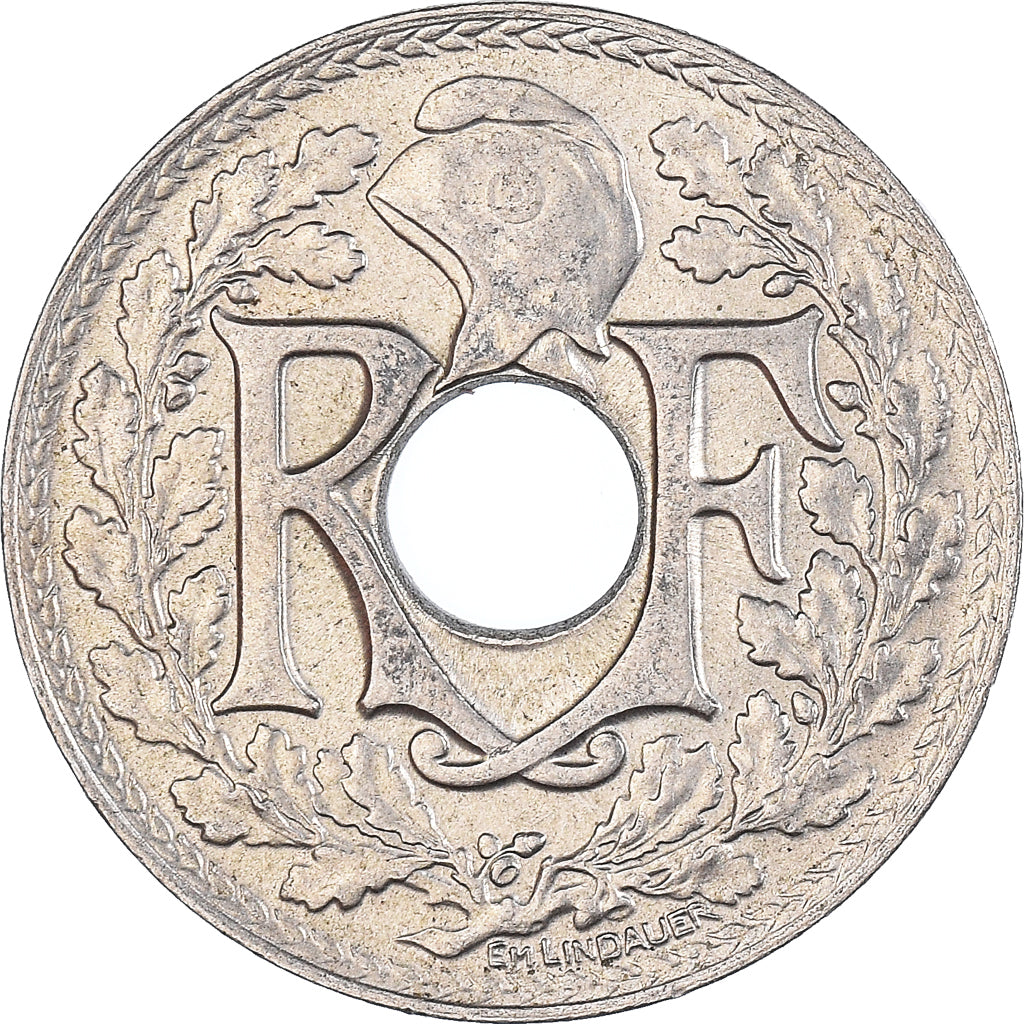 Coin, France, Lindauer, 25 Centimes, 1933, AU(50-53), Copper-nickel, KM:867a