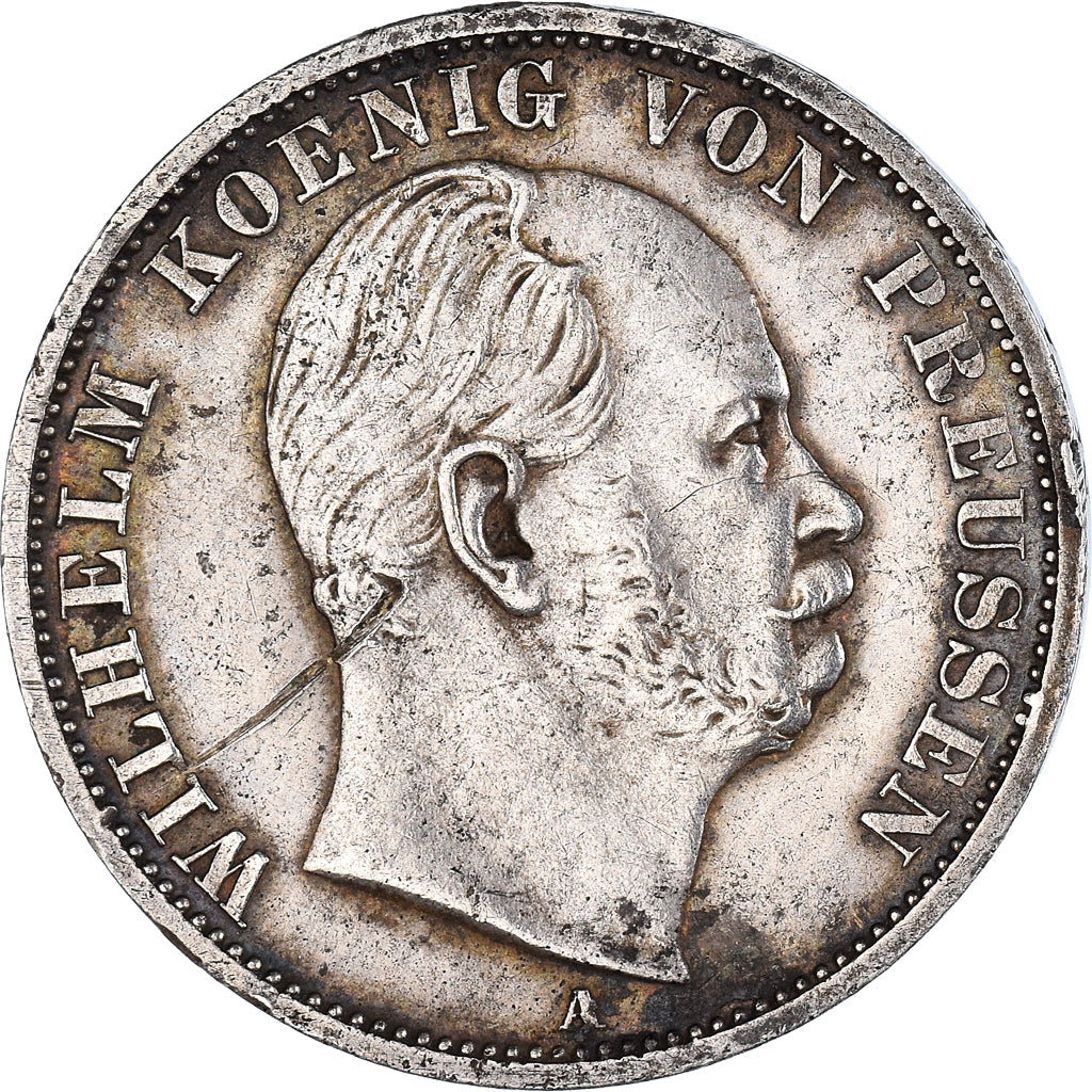 Moeda, Estados Alemães, PRUSSIA, Wilhelm I, Thaler, 1870, Berlin, EF(40-45)