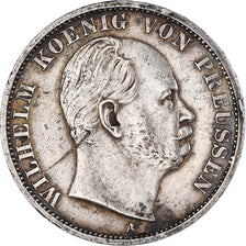Moeda, Estados Alemães, PRUSSIA, Wilhelm I, Thaler, 1870, Berlin, EF(40-45)
