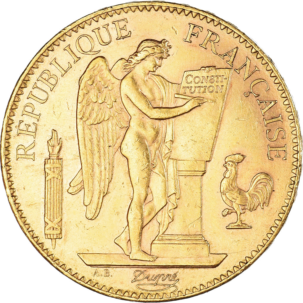 Coin, France, 100 Francs, 1913, Paris, AU(50-53), Gold, KM:858, Gadoury:1137a