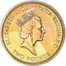 Moneta, Gran Bretagna, Elizabeth II, 2 Pounds, 1986, MB+, Nichel-ottone, KM:947