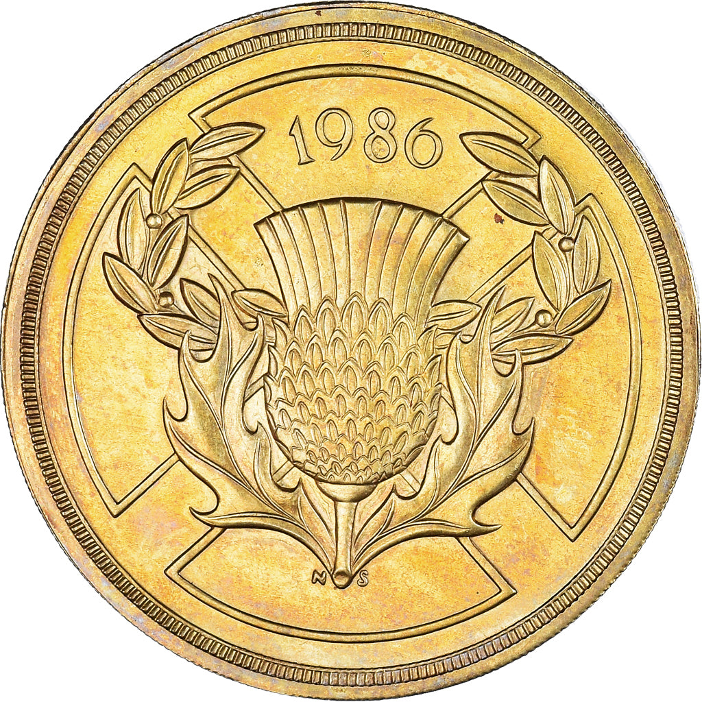 Moneta, Gran Bretagna, Elizabeth II, 2 Pounds, 1986, MB+, Nichel-ottone, KM:947
