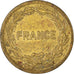 Monnaie, France, France Libre, 2 Francs, 1944, Philadelphie, TB+, Laiton
