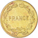 Monnaie, France, France Libre, 2 Francs, 1944, Philadelphie, TB, Laiton