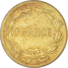 Coin, France, France Libre, 2 Francs, 1944, Philadelphia, VF(20-25), Brass