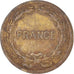 Coin, France, France Libre, 2 Francs, 1944, Philadelphia, VF(20-25), Brass