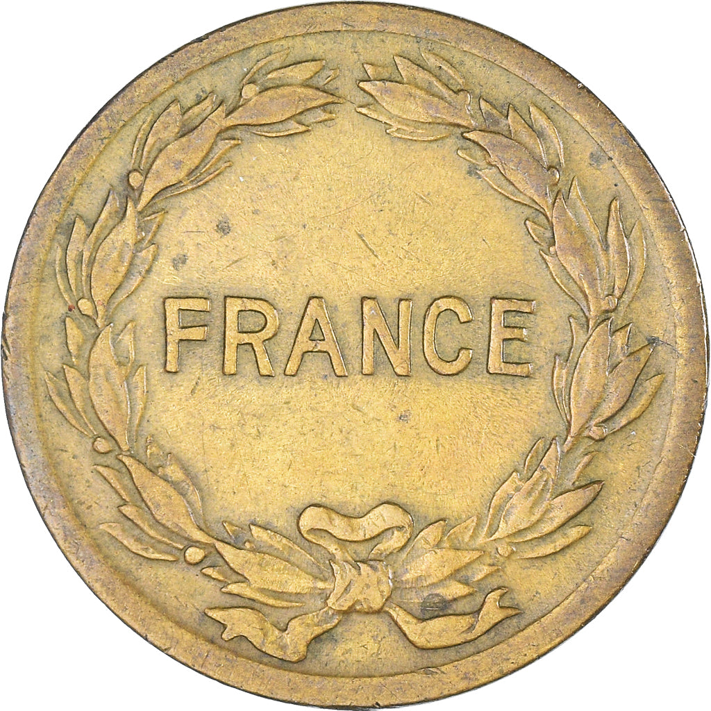 Moneta, Francja, France Libre, 2 Francs, 1944, Philadelphia, VF(20-25)