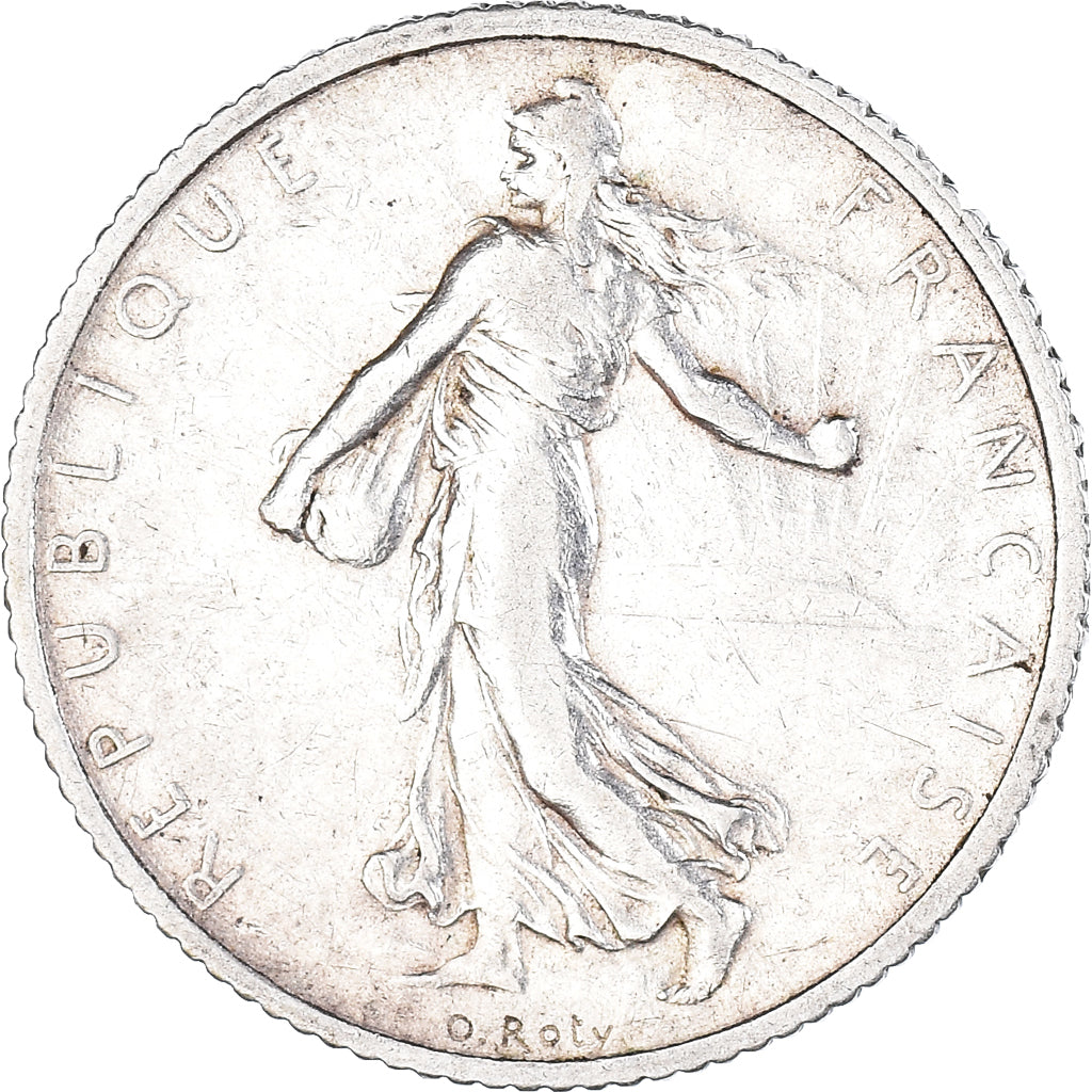 Coin, France, Semeuse, Franc, 1913, Paris, 1 Franc, EF(40-45), Silver, KM:844.1