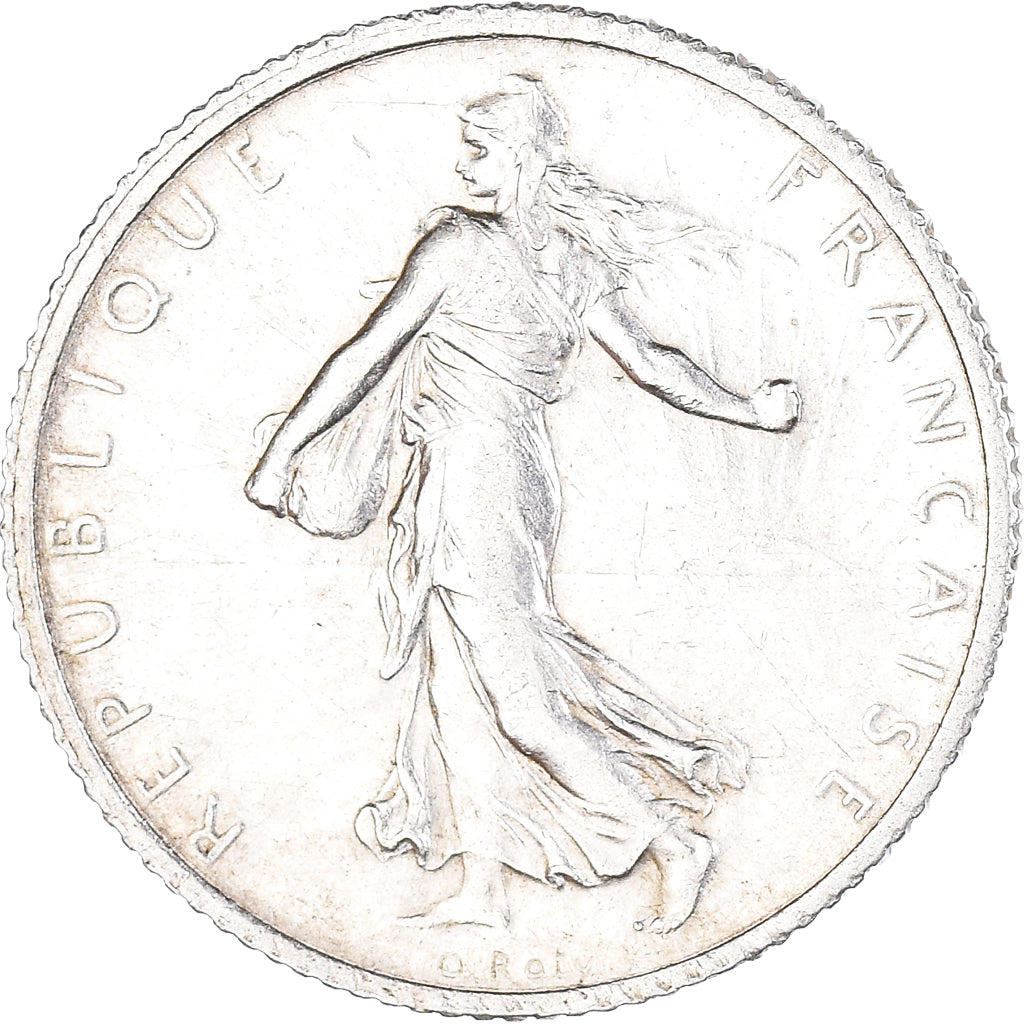 Coin, France, Semeuse, Franc, 1913, Paris, 1 Franc, EF(40-45), Silver, KM:844.1