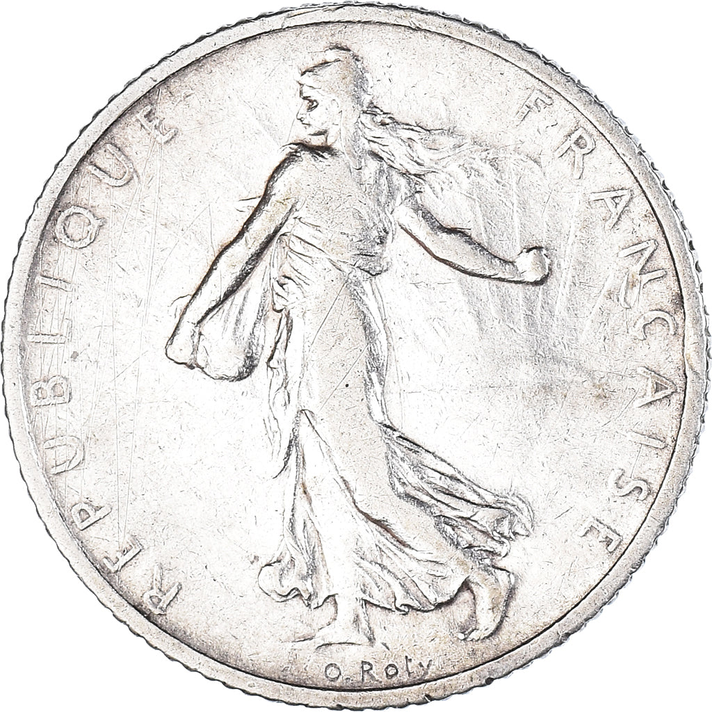 Coin, France, Semeuse, Franc, 1910, Paris, 1 Franc, EF(40-45), Silver, KM:844.1