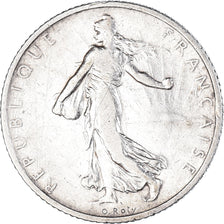 Coin, France, Semeuse, Franc, 1910, Paris, 1 Franc, EF(40-45), Silver, KM:844.1