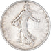 Coin, France, Semeuse, Franc, 1909, Paris, 1 Franc, EF(40-45), Silver, KM:844.1