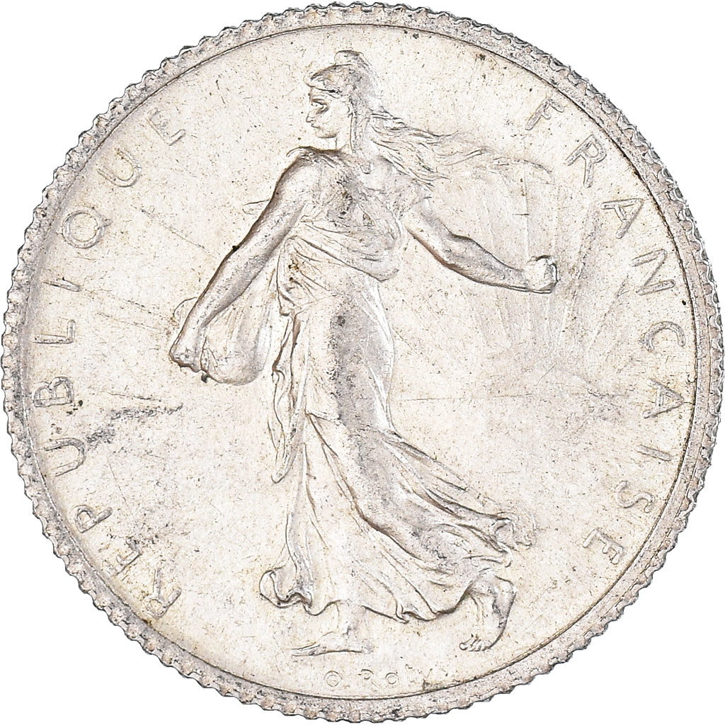 Coin, France, Semeuse, Franc, 1915, Paris, 1 Franc, EF(40-45), Silver, KM:844.1