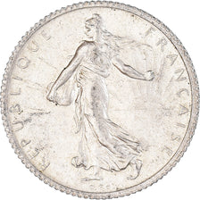 Coin, France, Semeuse, Franc, 1915, Paris, 1 Franc, EF(40-45), Silver, KM:844.1