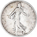 Coin, France, Semeuse, Franc, 1907, Paris, VF(30-35), Silver, KM:844.1