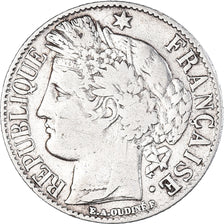 Coin, France, Cérès, Franc, 1887, Paris, 1 Franc, EF(40-45), Silver, KM:822.1