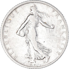 Coin, France, Semeuse, Franc, 1905, Paris, 1 Franc, VF(30-35), Silver, KM:844.1