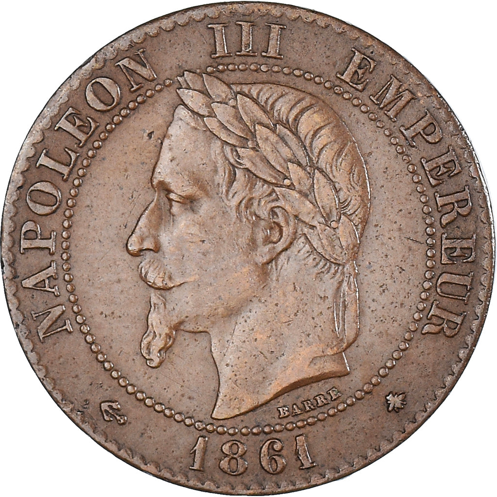 Coin, France, Napoleon III, Napoléon III, 2 Centimes, 1862, Bordeaux