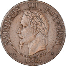 Coin, France, Napoleon III, Napoléon III, 2 Centimes, 1862, Bordeaux