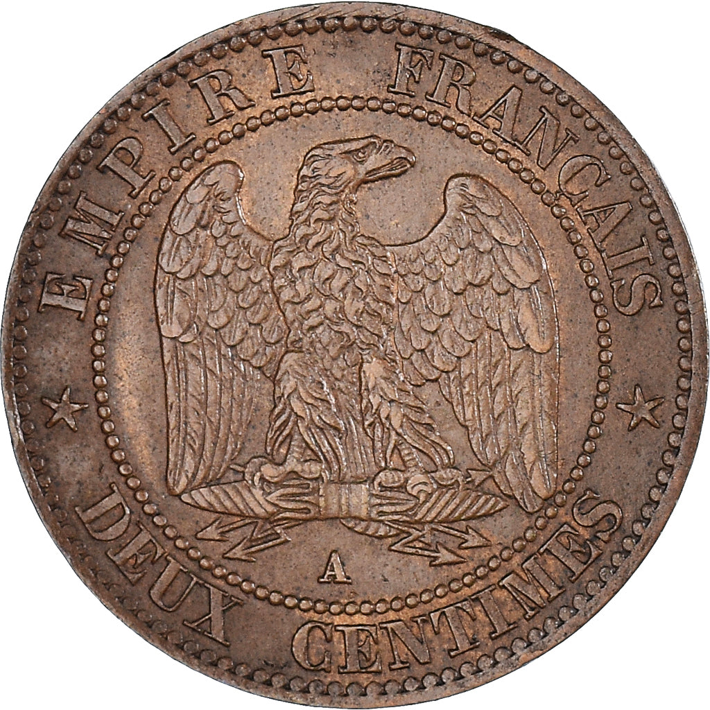 Coin, France, Napoleon III, Napoléon III, 2 Centimes, 1862, Bordeaux
