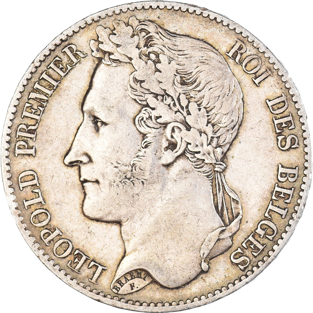 Coin, Belgium, Leopold I, 5 Francs, 5 Frank, 1849, VF(30-35), Silver, KM:3.2