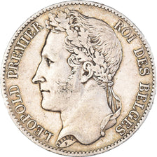 Coin, Belgium, Leopold I, 5 Francs, 5 Frank, 1849, VF(30-35), Silver, KM:3.2