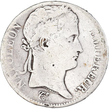 Moneta, Francia, Napoléon I, 5 Francs, 1813, Rouen, B+, Argento, KM:694.2