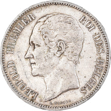 Coin, Belgium, Leopold I, 5 Francs, 5 Frank, 1850, VF(30-35), Silver, KM:17