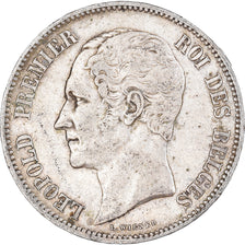 Monnaie, Belgique, Leopold I, 5 Francs, 5 Frank, 1850, TB+, Argent, KM:17