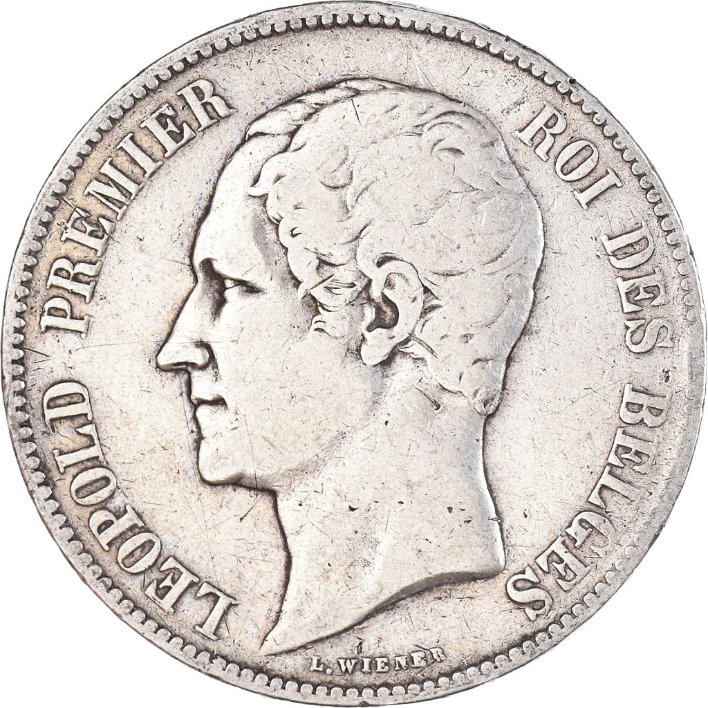 Coin, Belgium, Leopold I, 5 Francs, 5 Frank, 1865, VF(30-35), Silver, KM:17
