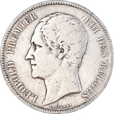 Monnaie, Belgique, Leopold I, 5 Francs, 5 Frank, 1865, TB+, Argent, KM:17