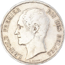 Coin, Belgium, Leopold I, 5 Francs, 5 Frank, 1865, VF(30-35), Silver, KM:17