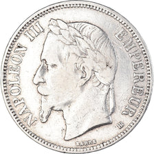 Coin, France, Napoléon III, 5 Francs, 1869, Strasbourg, VF(20-25), Silver