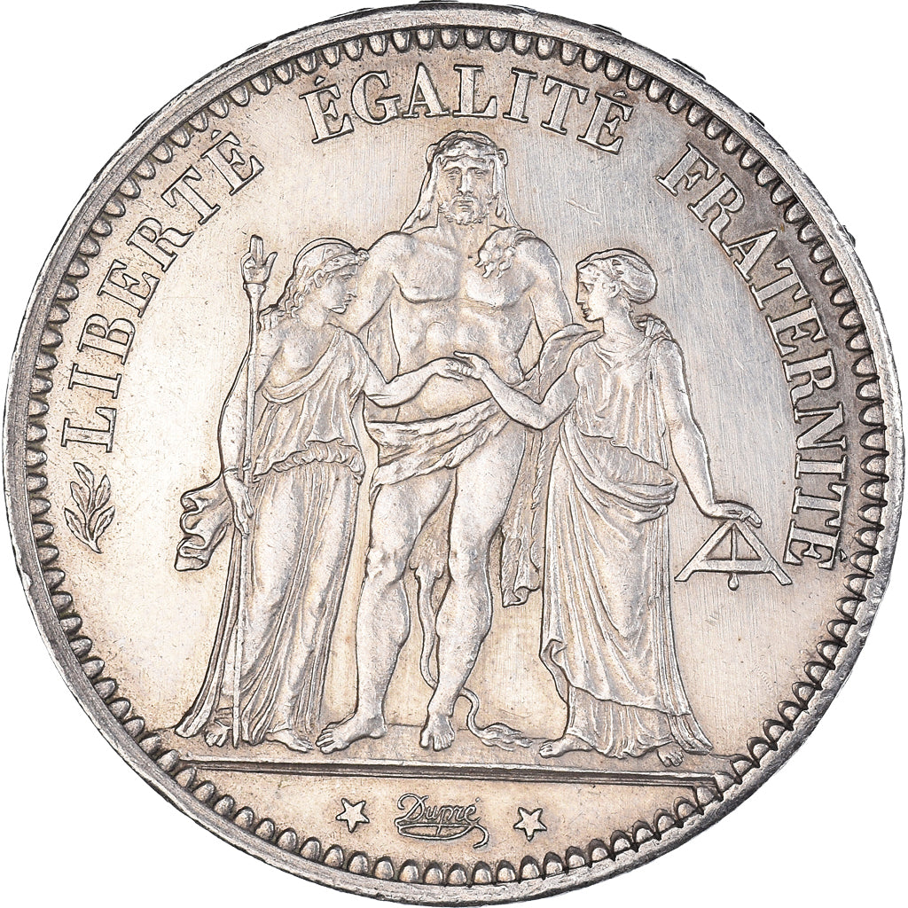 Coin, France, Hercule, 5 Francs, 1873, Paris, AU(50-53), Silver, KM:820.1