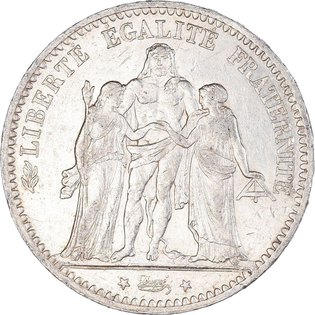 Coin, France, Hercule, 5 Francs, 1875, Paris, AU(50-53), Silver, KM:820.1